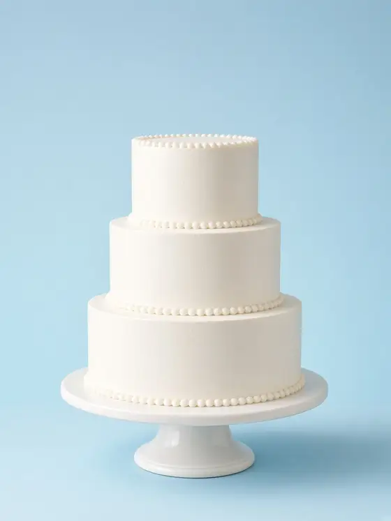 Pastel blanco, imagen ilustrativa